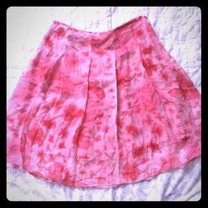 Gorgeous pink silk skirt!